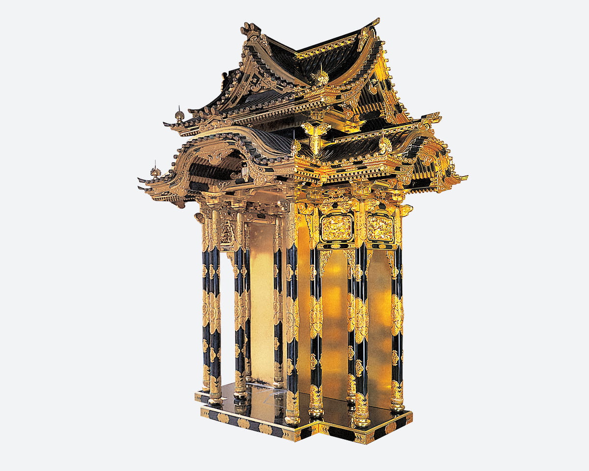 Buddhist alter fittings restoration