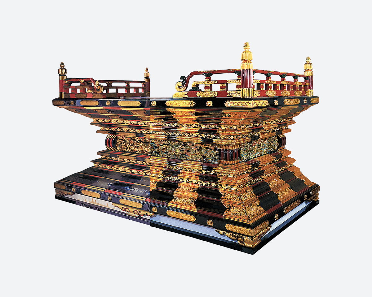 Buddhist alter fittings restoration