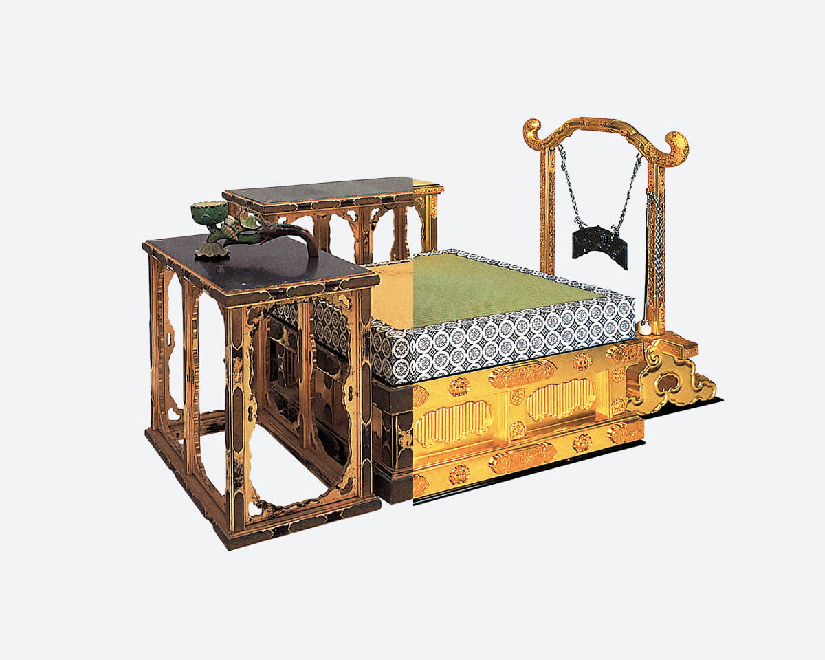 Buddhist alter fittings restoration